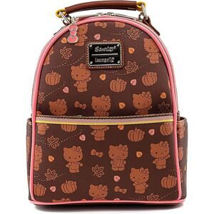 Loungefly x Sanrio Hello Kitty Pumpkin Spice Allover Mini Backpack